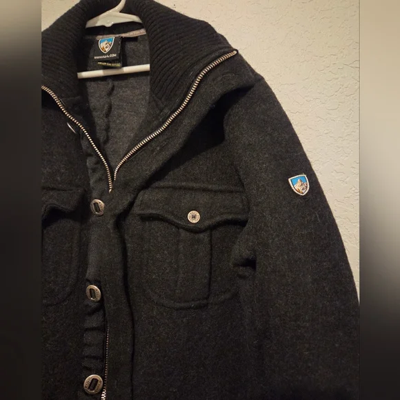 Kuhl Men's Black Zip-Up Sweater - Picture 8 of 9